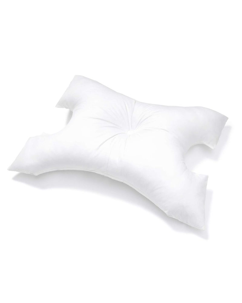 وسادة CPAP من Pillows with a Purpose بحجم عملاق تصميم فريد مع قطع مخصصة مضادة للحساسية مع غطاء متضمن
